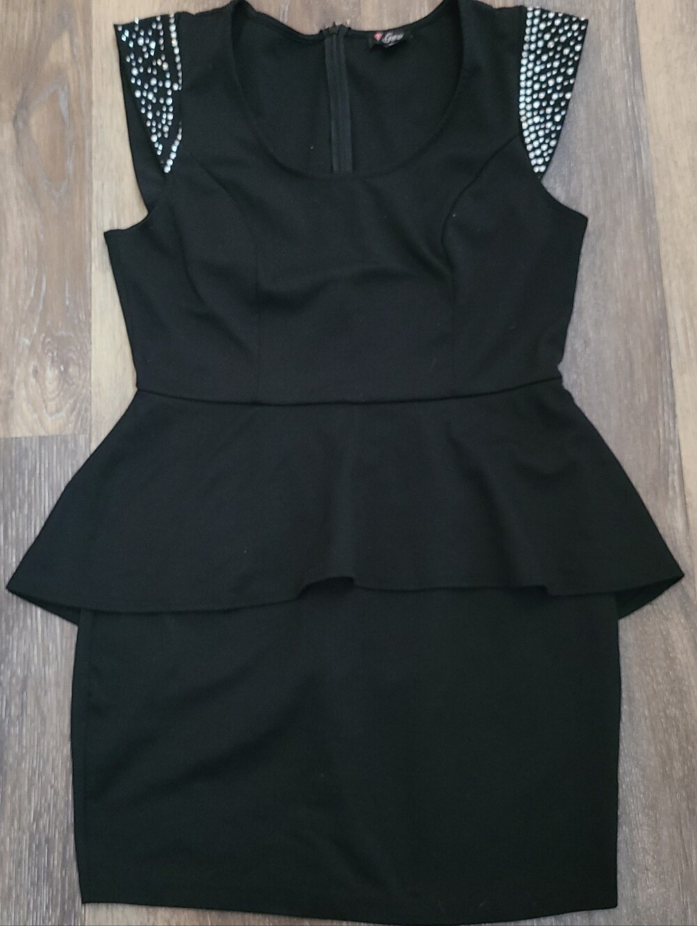 Guess Y2K Black Mini Dress Womens Large